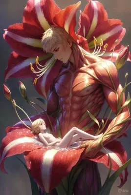 花の擬人化_20251231#1