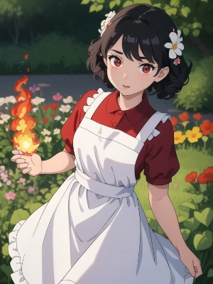 炎の少女