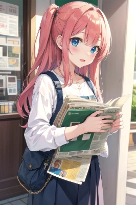 美少女　新聞