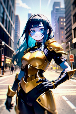このゴールドアーマーを着てね　海野葵