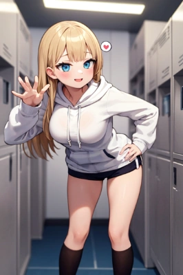 ロッカールームの娘さん