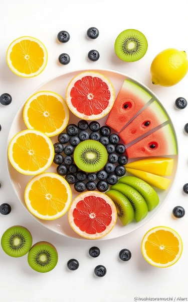 果実の断面図鑑 —— ビタミンカラーで心をリフレッシュ