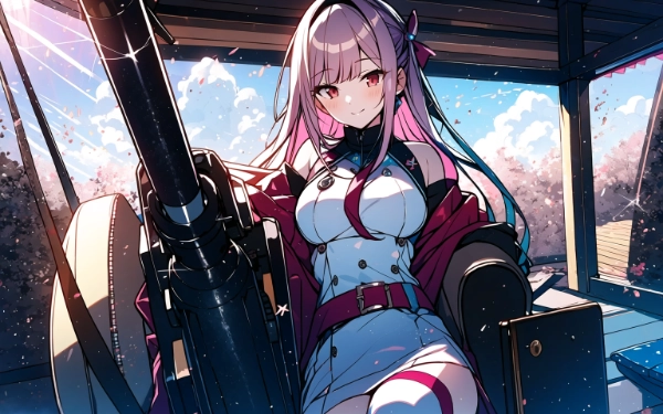 a big gun is a girl’s cutest accessory, right?