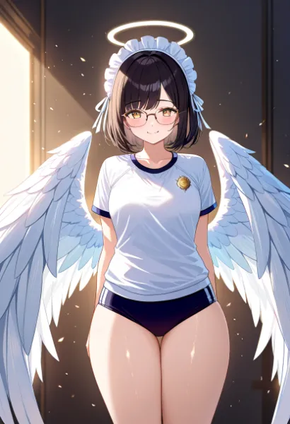 体操服にブローチ！