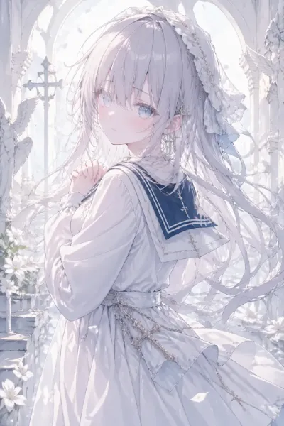 儚いセーラー服の聖女