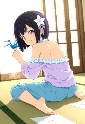 ひまりの折り鶴