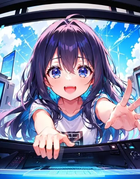 画面を飛び出して会いに来ました