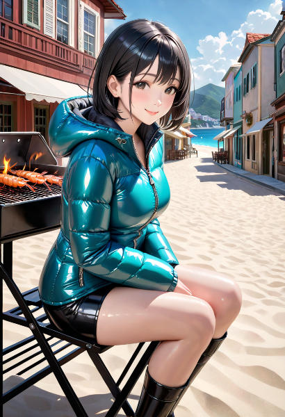 エビ焼けてるよー！