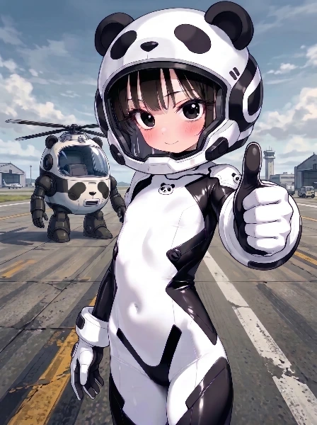 パンダパイロットスーツ🐼