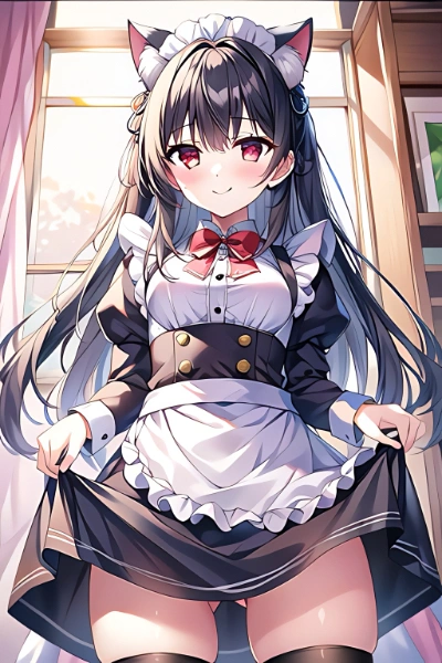ネコミミ x メイド服
