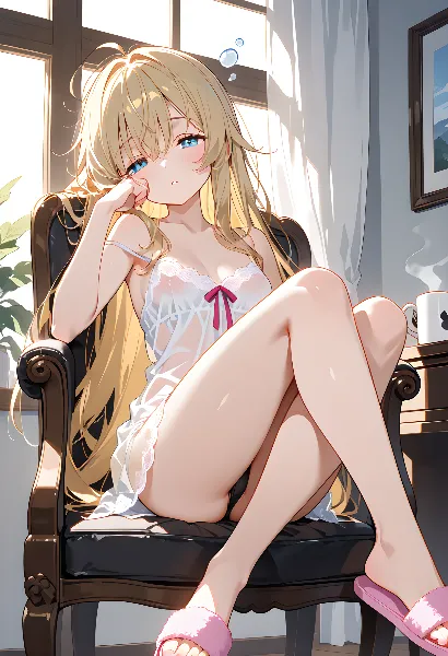 朝の陽光に包まれた怠惰なひと時