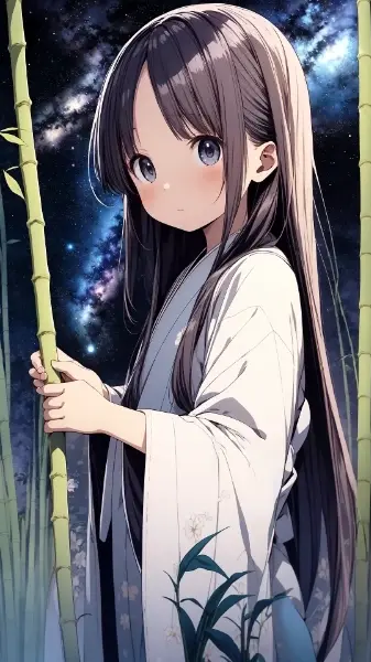 かぐや姫っぽい女の子