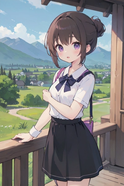 山に来た1号ちゃん