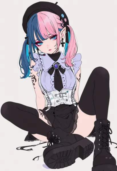 二色の髪の少女と街の秘密