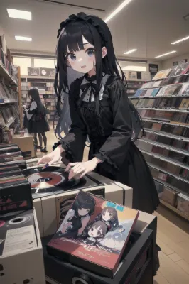 レコード探し
