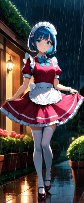 深夜の雨