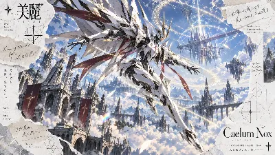 滅びの空を、白銀の翼が舞う