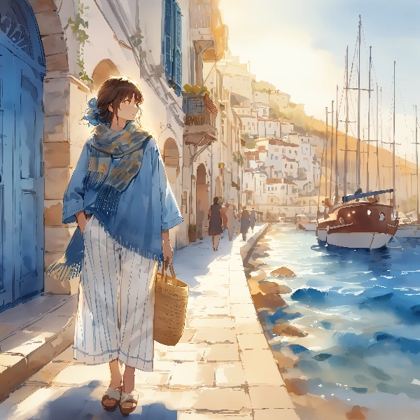 空色と海色の境界線