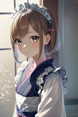 和風メイドさん