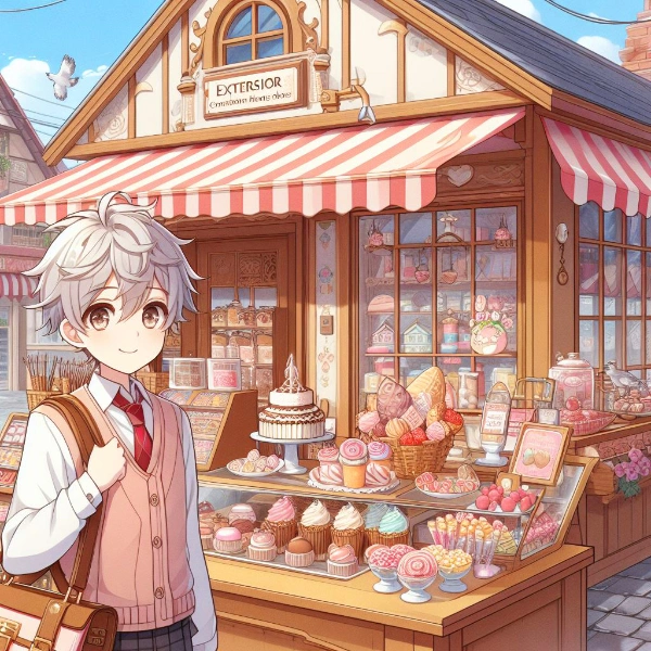 童話のお菓子な家と、男の子★(15枚)