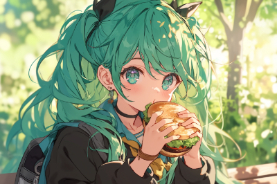 ハンバーガー女子2