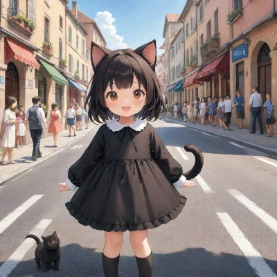 黒猫少女