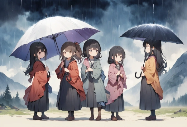 こっちの傘にはいる？