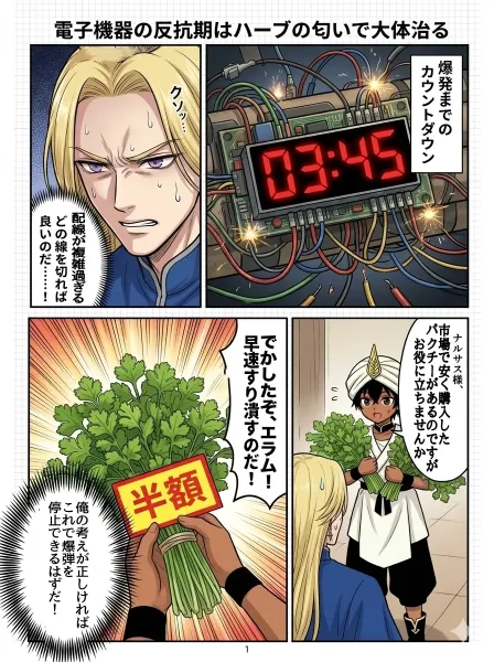 爆弾はエスニックな野菜を用いて機能停止させろと軍師は言った。