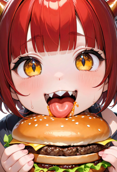 大きいハンバーガー