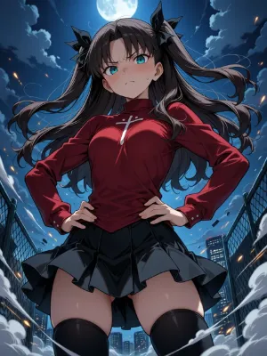 満月の夜と不機嫌な凛