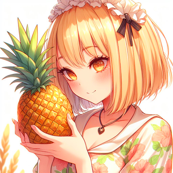 金髪ボブっ子とパイン★(14枚)