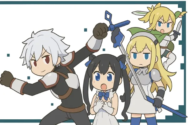 ベル＆ヘスティア、アイズ、リューがいせいせ参戦！