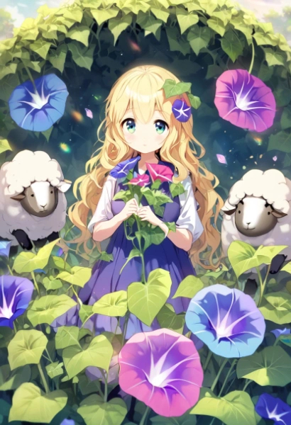 It\'s the sheep of the flowers called KINOTOHITUJI〜人々に癒しと安らぎを与える朝顔を好む羊の精霊〜