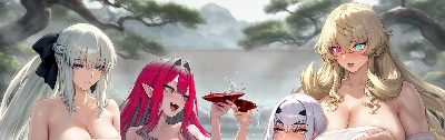 “温泉と酒”FG◯/妖◯國girl's