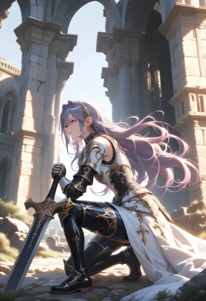 紫髪の剣士の決意