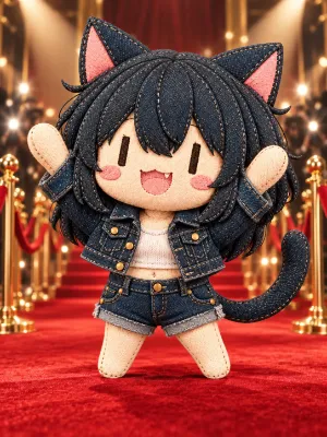 デニム生地ヘタぐるみ