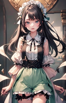 black hair girl