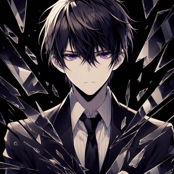 ガラスと、黒髪短髪男性…その5(4枚)