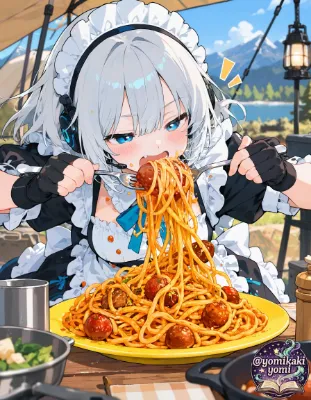 キャンプ飯も～～～