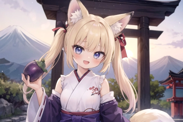 一富士二きつね三茄子