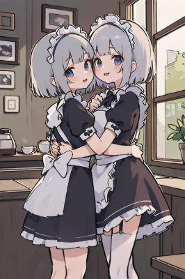 「どう？私たち可愛い？」