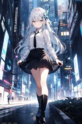 作詞のストーリーの主人公(生成途中）