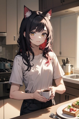 おはよ、朝ごはん食べる？