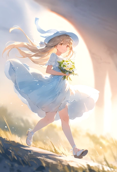 亜麻色の髪の乙女