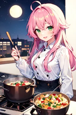 ナッツで料理させました( ᐙ )