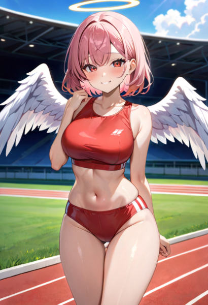 赤目の陸上セパレート市民天使さん