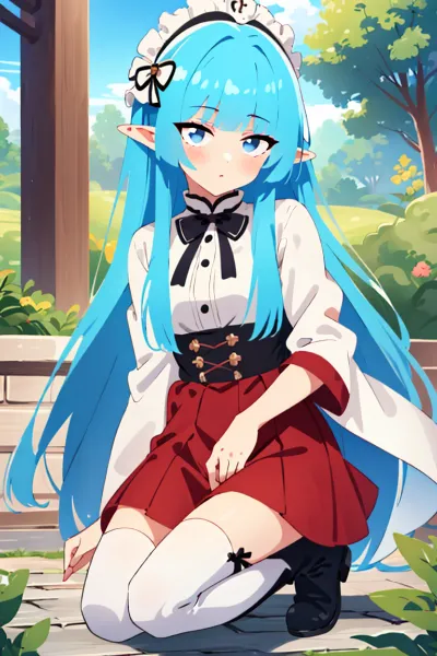 青髪エルフの庭園の秘密