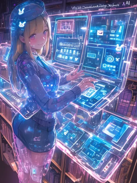 バーチャルな司書さん