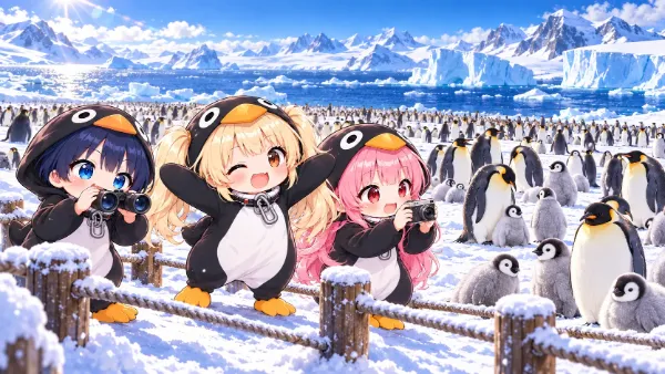 本物のペンギン♡