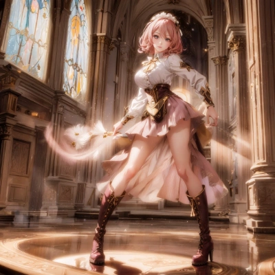 気合いを入れすぎた自称魔法少女